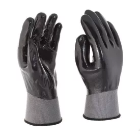   Rock Safety NF1001 Csuklóig nitril mártott poliészter szerelőkesztyű