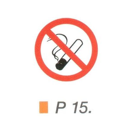 Dohányozni tilos! P15