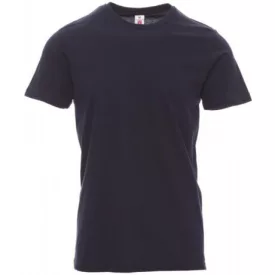 Payper Print környakas póló, navy