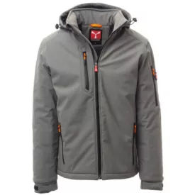 Payper Creek Pad bélelt softshell kabát szürke/fekete