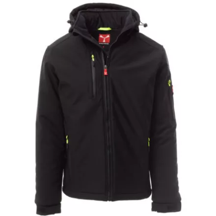 Payper Creek Pad bélelt softshell kabát fekete/fekete