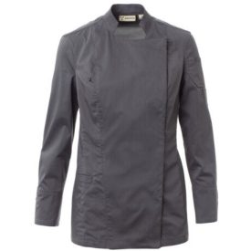 Payper Starred Mesh Lady női szakácskabát, szürke