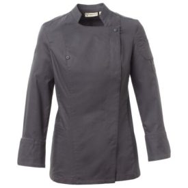 Payper Starred Lady női szakácskabát, szürke