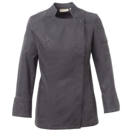 Payper Starred Lady női szakácskabát, szürke