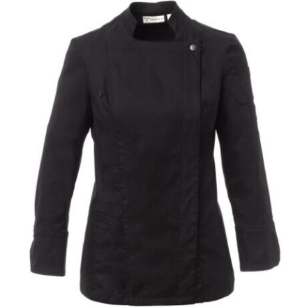 Payper Starred Lady női szakácskabát, fekete