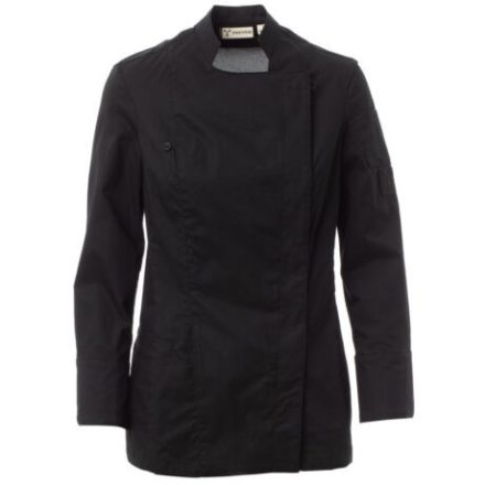 Payper Starred Mesh Lady női szakácskabát, fekete