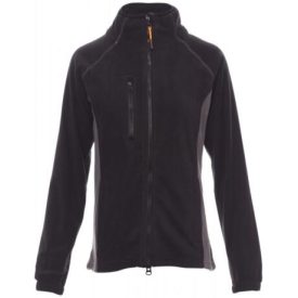   Payper Aspen+ Lady cipzáras női polár pulóver, fekete/szürke