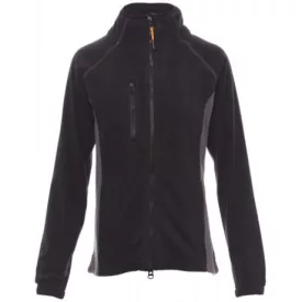   Payper Aspen+ Lady cipzáras női polár pulóver, fekete/szürke
