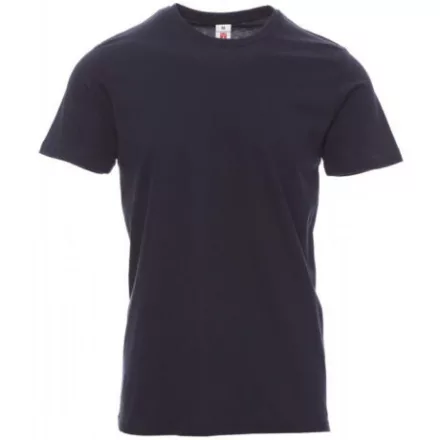 Payper Print környakas póló, navy