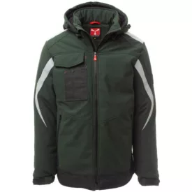 Payper Wonder Pad bélelt softshell kabát erdőzöld/fekete