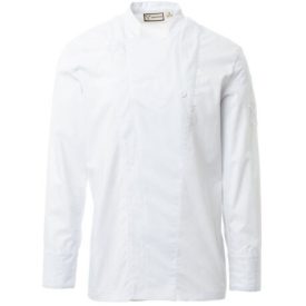 Payper Starred Mesh szakácskabát, fehér