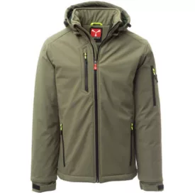 Payper Creek Pad bélelt softshell kabát katonai zöld