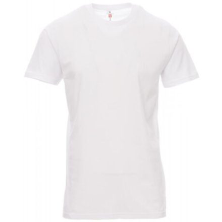 Payper Print környakas póló, fehér