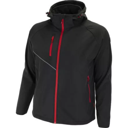 Bennon Force softshell kabát, fekete/piros
