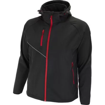 Bennon Force softshell kabát, fekete/piros