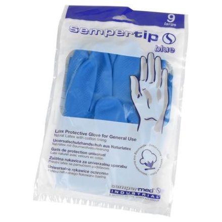 SemperTip kék latexkesztyű