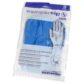 SemperTip kék latexkesztyű