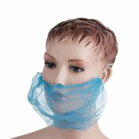 Egyszerhasználatos szakállvédő - kék