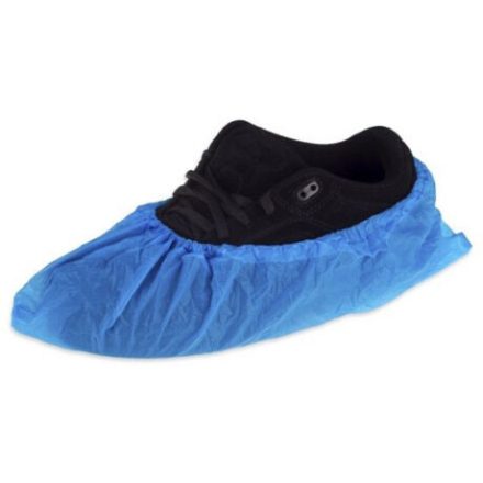 Egyszerhasználatos cipővédő, közepes vastagság - kék
