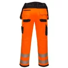 PW306 Portwest innovatív hi-vis női stretch munkavédelmi derekasnadrág Narancs/Fekete 41