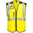 PW309 Portwest jólláthatósági Hi-Vis Executive munkavédelmi mellény Sárga/Fekete S
