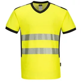   PW310 Portwest jólláthatósági munkavédelmi poló Sárga/Fekete 4XL