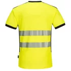 PW310 Portwest jólláthatósági munkavédelmi poló Sárga/Fekete XXL