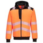PW327 - PW3 Hi-Vis zippzáras kapucnis jólláthatósági pulóver