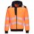 PW327 - PW3 Hi-Vis zippzáras kapucnis jólláthatósági pulóver