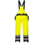 PW351 Portwest tartós 300D Oxford poliészter Hi-Vis téli nadrág Narancs/Fekete 4XL