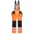 PW351 Portwest tartós 300D Oxford poliészter Hi-Vis téli nadrág Narancs/Fekete és Sárga/Fekete