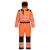 PW352 Portwest munkavédelmi overál 8 funkcionális,biztonságos tárolózsebel Narancs/Fekete S