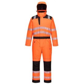   PW352 Portwest munkavédelmi overál 8 funkcionális,biztonságos tárolózsebel Narancs/Fekete és Sárga/Fekete