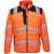 PW371OBR5XL, Portwest PW3 jól láthatóság PW3 Hi-Vis Baffle kabát, Cikkszám: PW371, Narancs/fekete, 5XL