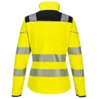 PW381 Portwest  Hi-Vis softshell női jólláthatósági munkavédelmi kabát  Sárga/Fekete XS