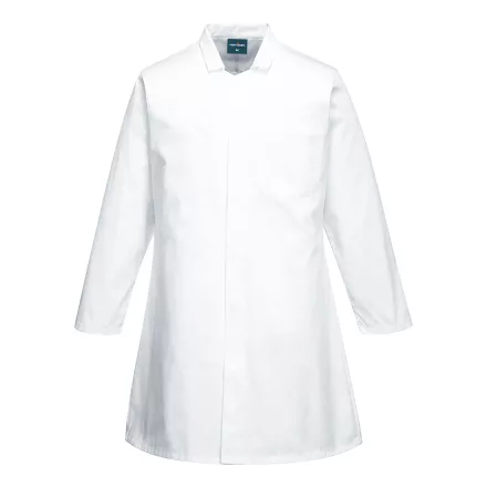 Élelmiszeripari férfi kabát belső zsebbel PW_2202WHRXL Fehér - XL méret