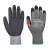Grip 10 Latex megerősített hüvelykujjas kesztyű (12 pár) PW_A106G8RL Szürke/Fekete - L méret