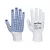 Nylon PVC pontozott kesztyű PW_A110WBRXL Fehér/Kék - XL méret