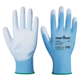 PU tenyérmártott kesztyű PW_A120B4RXXL Kék - XXL méret