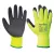 Thermal latex mártott kesztyű PW_A140BKRXS Fekete - XS méret