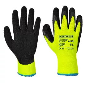   Thermal Soft Grip kesztyű PW_A143Y8RM Sárga/Fekete - M méret