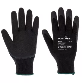 Classic Grip latex kesztyű PW_A150K8RL Fekete - L méret