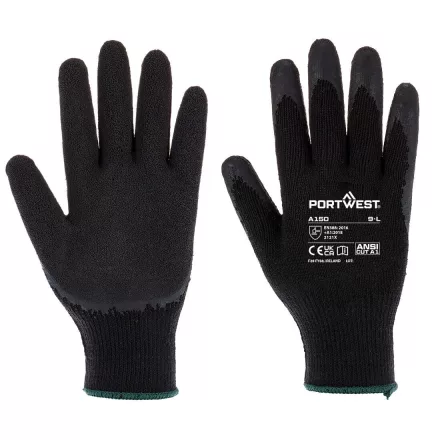 Classic Grip latex kesztyű PW_A150K8RXXL Fekete - XXL méret