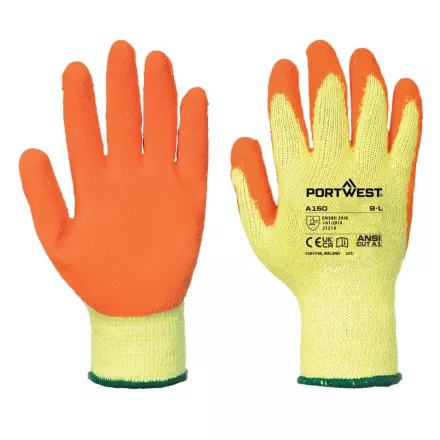 Classic Grip latex kesztyű PW_A150ORRL Narancs - L méret