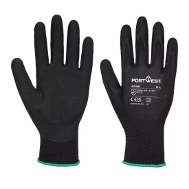   Dermi-Grip NPR15 Nitril Sandy kesztyű PW_A335K8RM Fekete - M méret