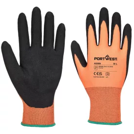   Dermi-Grip NPR15 Nitril Sandy kesztyű PW_A335O8RXL Narancs/Fekete - XL méret