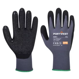   DermiFlex Plus védőkesztyű PW_A351G8RM Szürke/Fekete - M méret