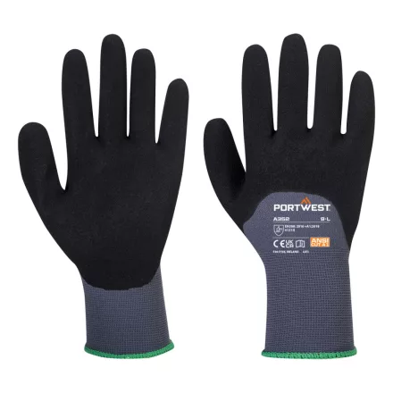 DermiFlex Ultra védőkesztyű PW_A352G8RL Szürke/Fekete - L méret