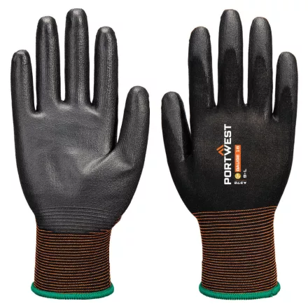 GP Grip 18 PU kesztyű PW_A372K8RL Fekete - L méret