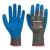 Aramid HR Cut Latex kesztyű PW_A611K4RXXXL Fekete/Kék - XXXL méret